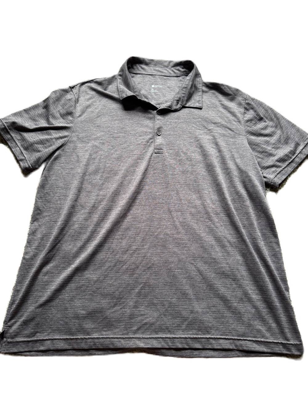 Zella Men's Brown Short-Sleeve Polo